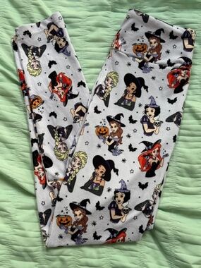 Charlie's Project Kids Disney Princess Witch Leggings Size Youth Large